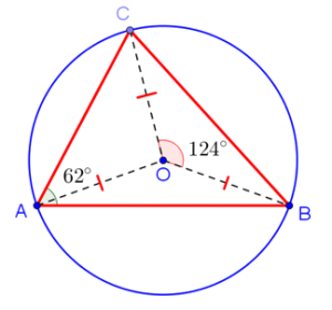 Градусная мера вписанного и центрального углов, опирающихся на одну дугу