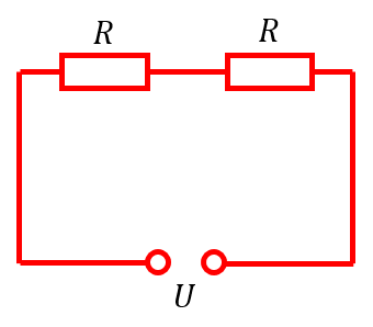 Два резистора соединены последовательно. Задача 26 из ОГЭ по физике